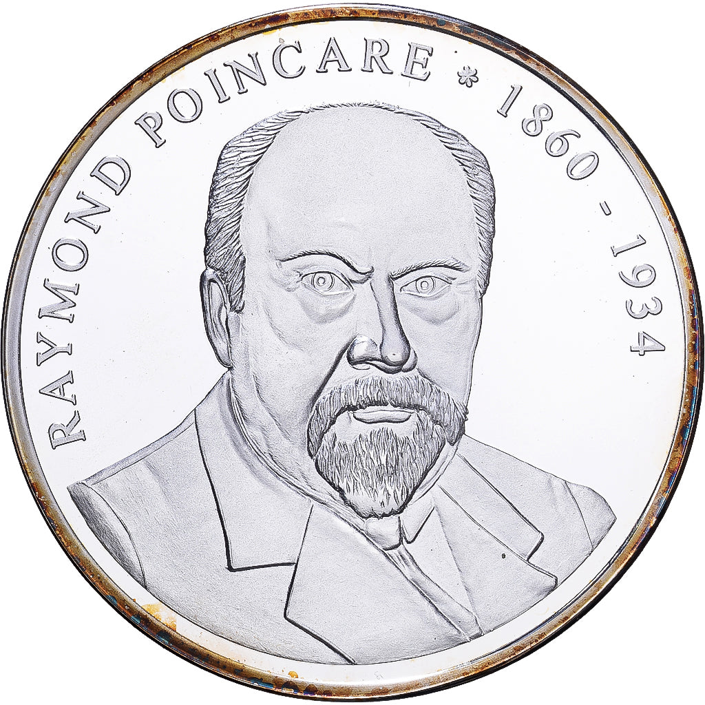 Francja, medal, Les Présidents de la République, Raymond Poincaré, Miedź