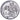 Francja, medal, Mourning Christ, Srebro platerowane miedzią, MS(64)
