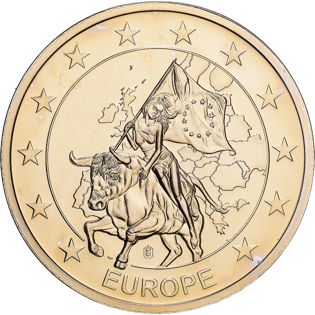 Malta, medal, L'Europe, Malte, Miedź-Nikiel, MS(64)