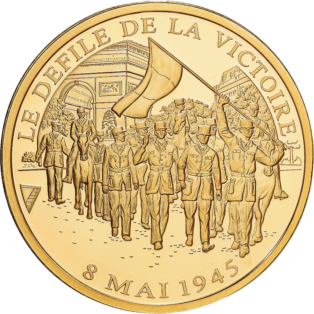 Francja, medal, Défilé de la Victoire, Stop miedzi, MS(65-70)