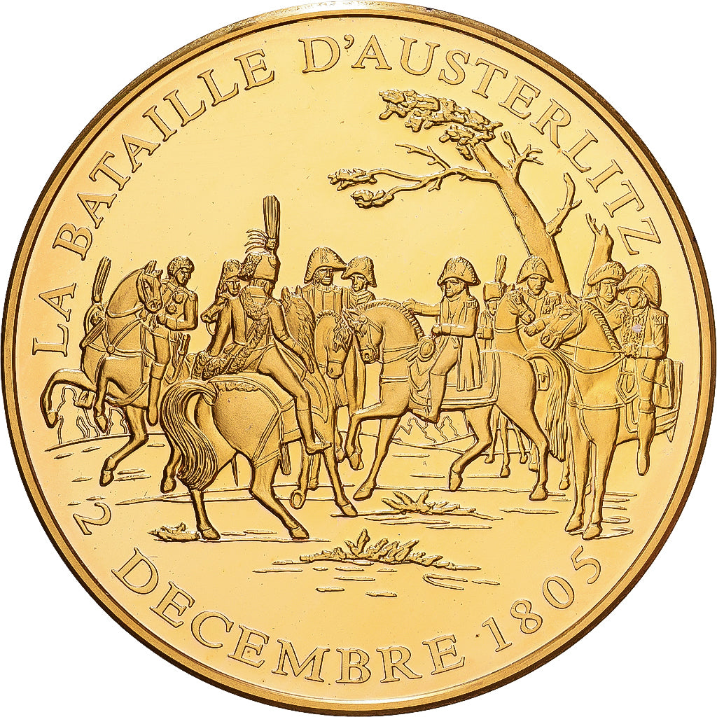 Francja, medal, Bataille d'Austerlitz, Stop miedzi, MS(65-70)
