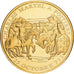France, Médaille, Histoire de France, Charles Martel à Poitiers, Copper Gilt