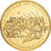 França, medalha, Histoire de France, bataille de Marignan 1515, Cobre Dourado