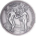 Francia, medaglia, The Fall of Man, Rame placcato argento, SPL+