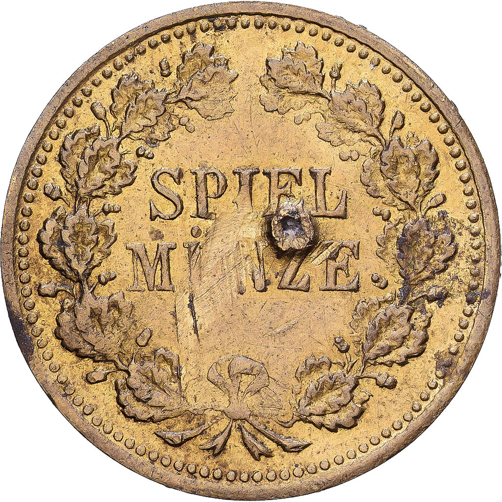 Duitsland, Token, Spiel Münze, Tin, FR