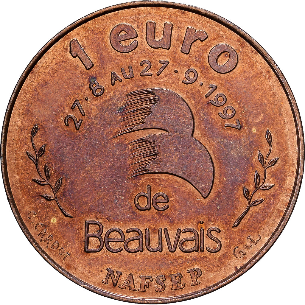 Francia, Euro, Beauvais, 1997, Cupronickel, SPL-