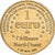 France, Token, 1 Euro de l'Alliance Nord-Ouest, 1998, Brass, MS(63)