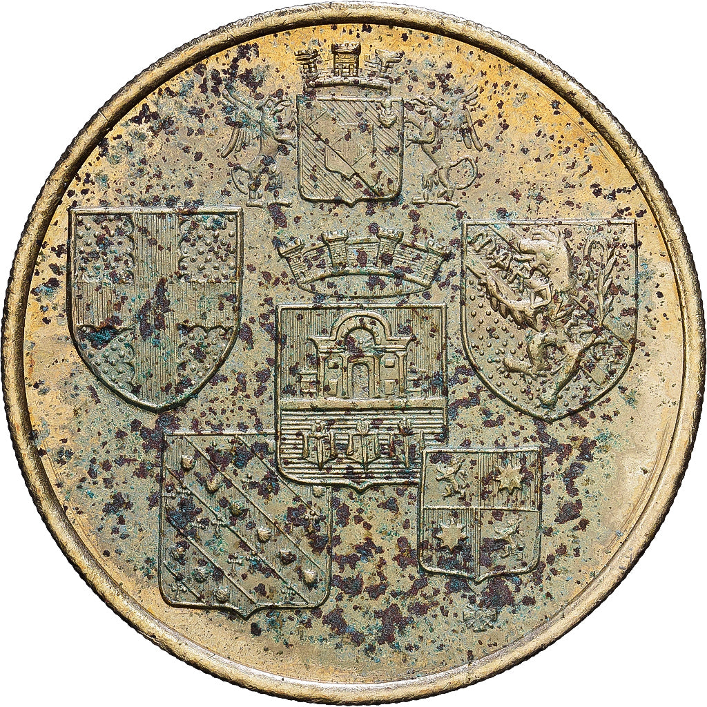 France, Token, 1 Euro de l'Alliance Nord-Ouest, 1998, Brass, EF(40-45)
