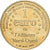 France, Jeton, 1 Euro de l'Alliance Nord-Ouest, 1998, Laiton, TTB