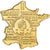 Cameroon, 500 Francs CFA, 2020, gold-plated coin, Cupronickel, MS(65-70)