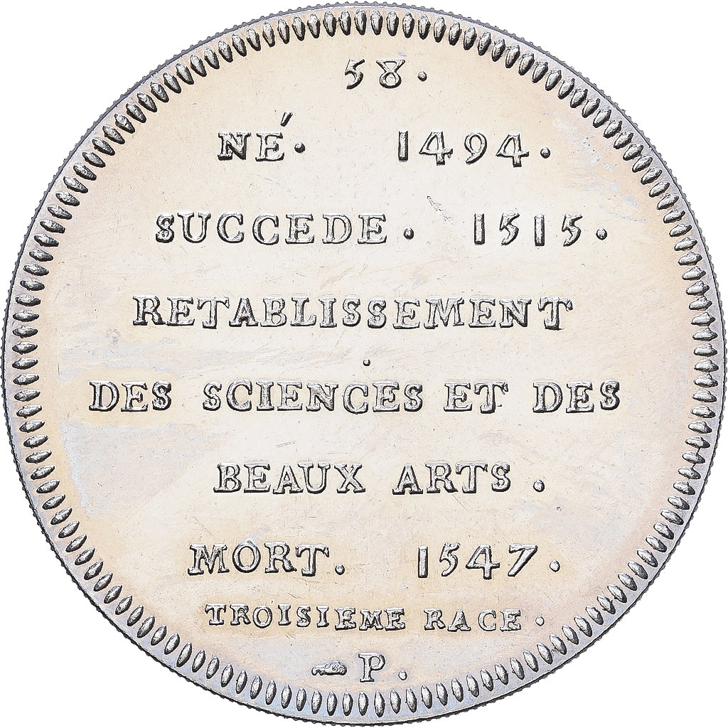 Frankrijk, Medaille, Les Rois de France, François Ier, Nickel, UNC-