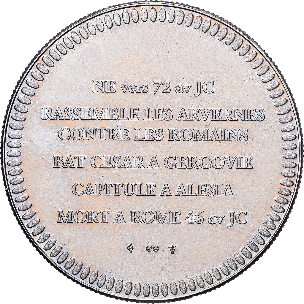 Francia, medaglia, Vercingetorix, Chef Gaulois, Nichel, SPL