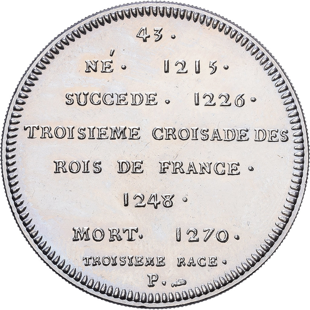 Francia, medaglia, Les Rois de France, Saint Louis, Nichel, SPL