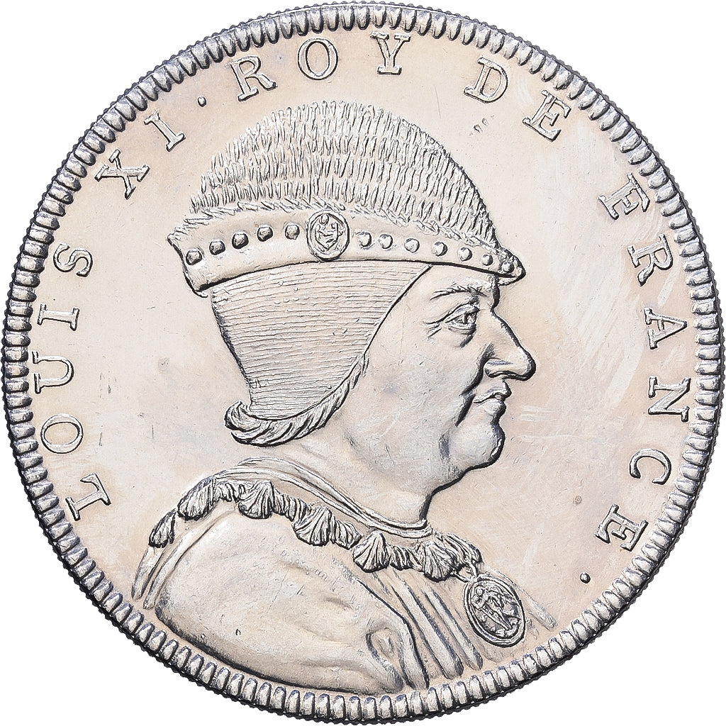 Francia, medaglia, Les Rois de France, Louis XI, Nichel, SPL