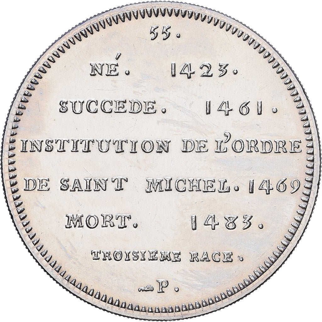 Francia, medaglia, Les Rois de France, Louis XI, Nichel, SPL