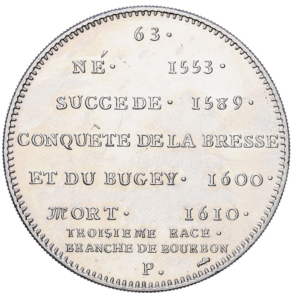 Francia, medaglia, Les Rois de France, Henri IV, Nichel, SPL