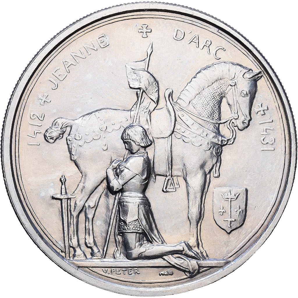 Frankreich, Medaille, Jeanne d'Arc, Nickel, UNZ