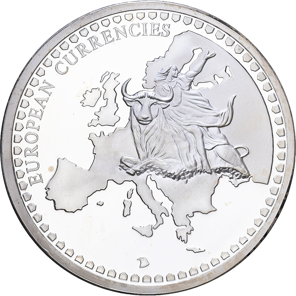 Frankreich, Medaille, European Currencies, Paris Notre-Dame, Kupfer-Nickel, VZ