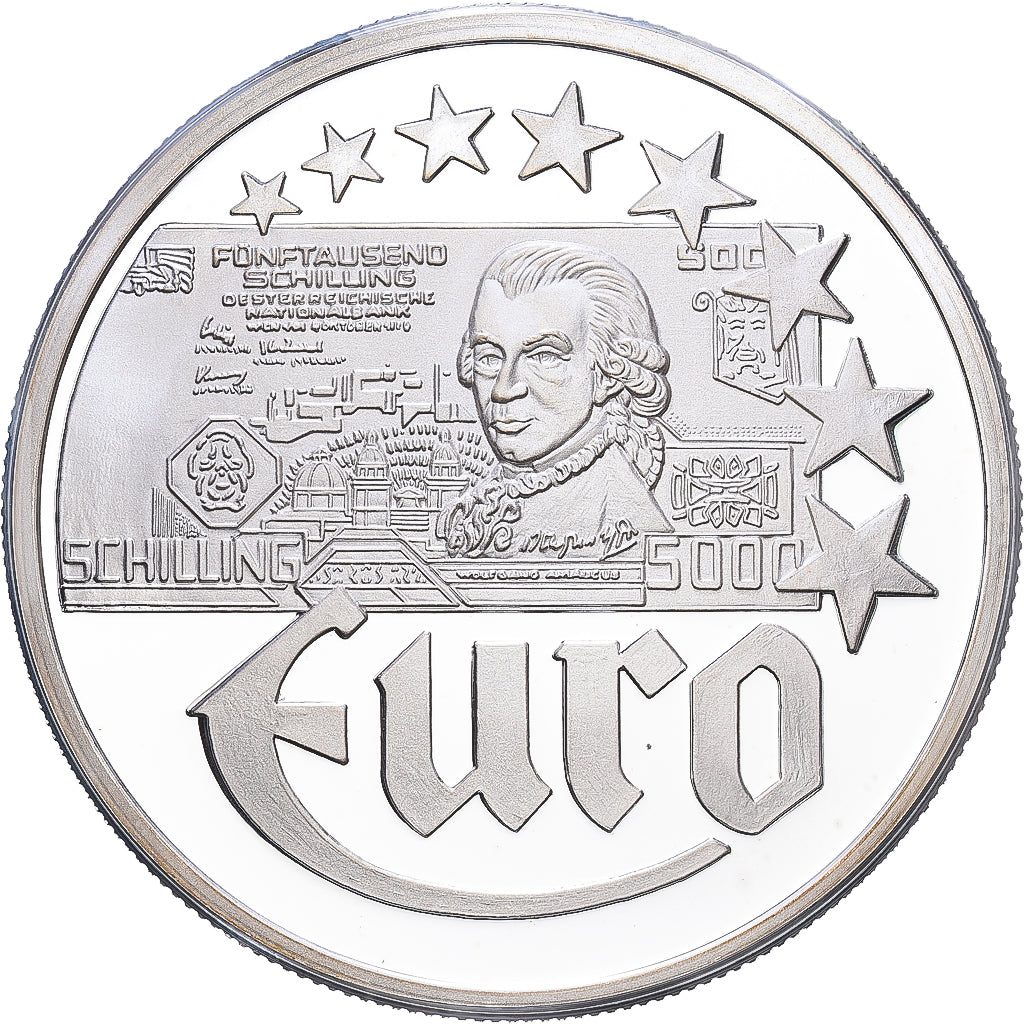 Austria, 10 Euro, Europa, 1997, Silver, MS(63)