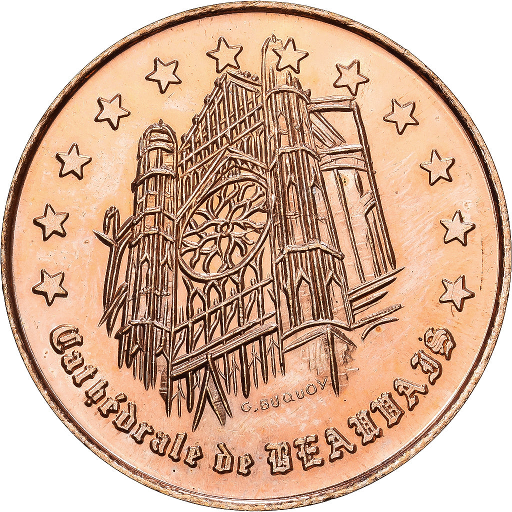 Frankreich, betaalpenning, 1 Euro de Beauvais, 1997, Kupfer, Cardot, VZ