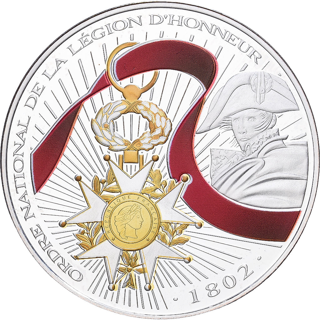 France, Medal, Ordre National de la Légion d'Honneur, Silver, BE, MS(65-70)