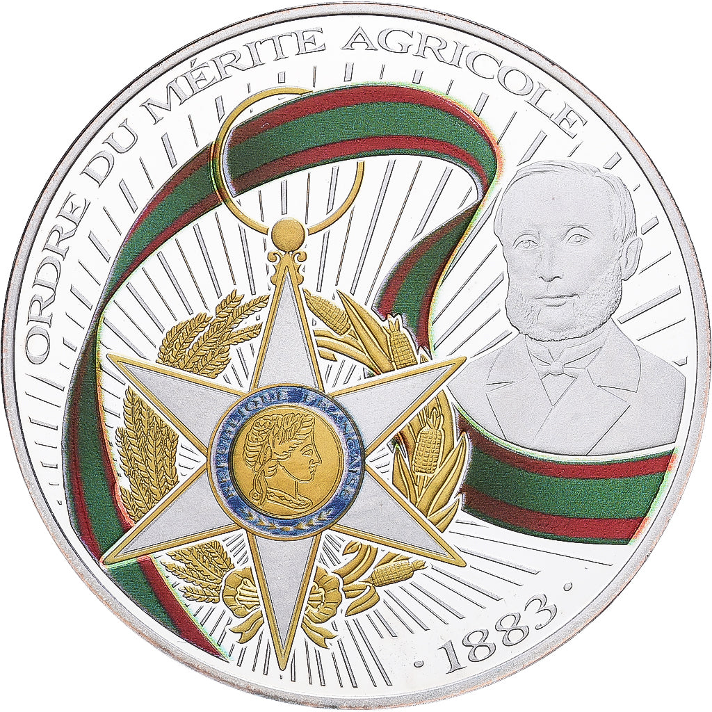 Frankreich, Medaille, Ordre du Mérite Agricole, Silber, BE, STGL