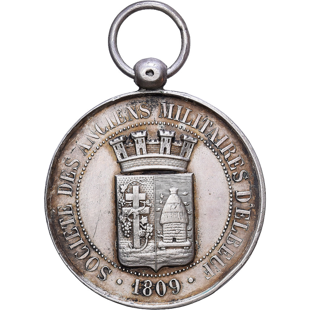 Frankrijk, Société des Anciens Militaires d'Elbeuf, Medaille, 1809, Excellent