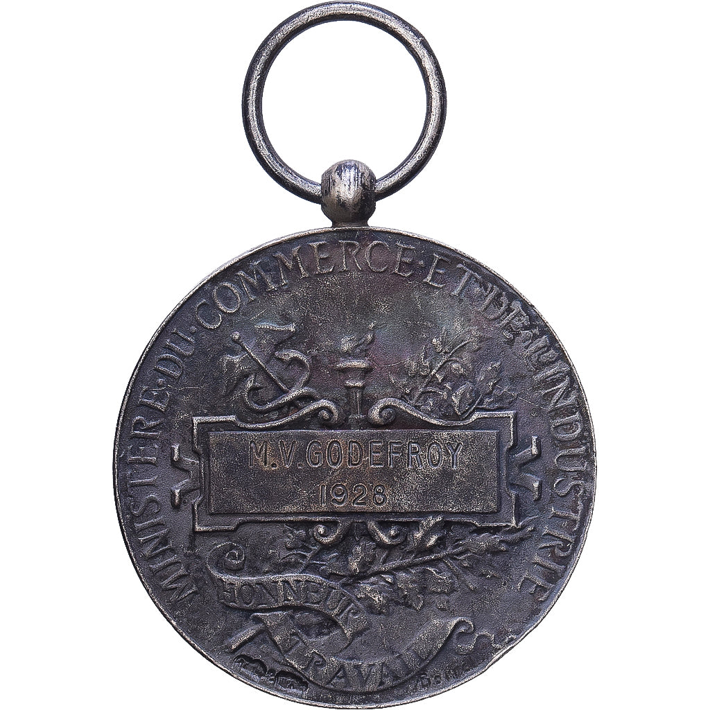 Frankrijk, Ministère du Commerce et de l'Industrie, Medaille, 1928, Heel goede