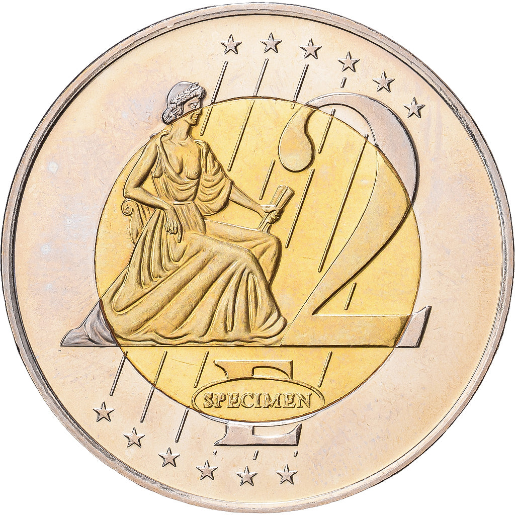 Gran Bretagna, medaglia, 2 E, Essai-Trial, 2002, Bimetallico, FDC