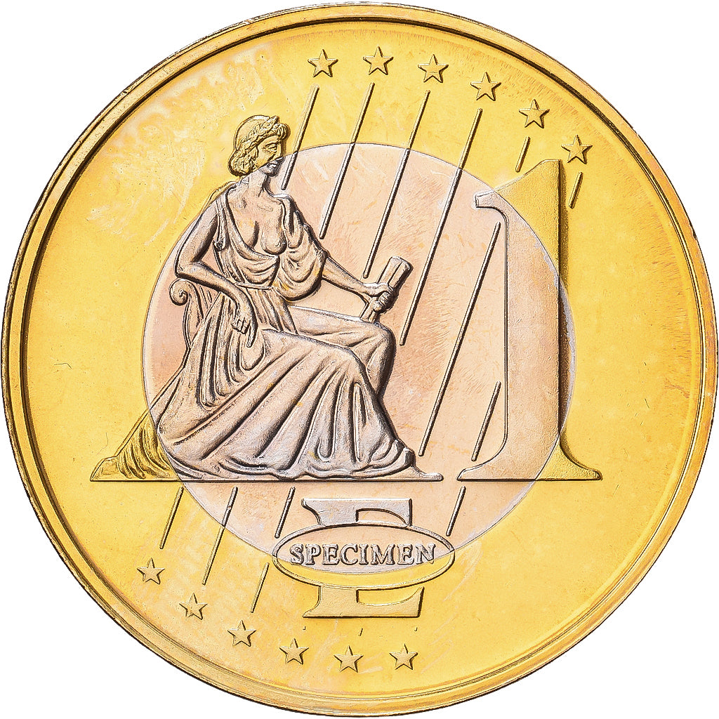 Großbritannien, Medaille, 1 E, Essai-Trial, 2002, Bimetallic, STGL