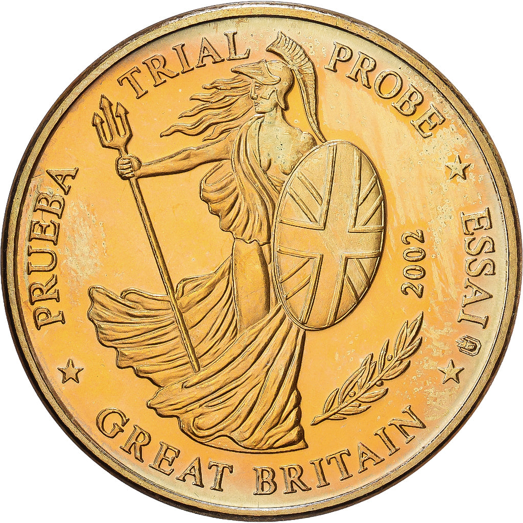 Grã-Bretanha, 50 Euro Cent, Fantasy euro patterns, Essai-Trial, 2002, Nordic