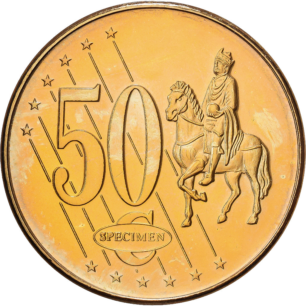 Grã-Bretanha, 50 Euro Cent, Fantasy euro patterns, Essai-Trial, 2002, Nordic