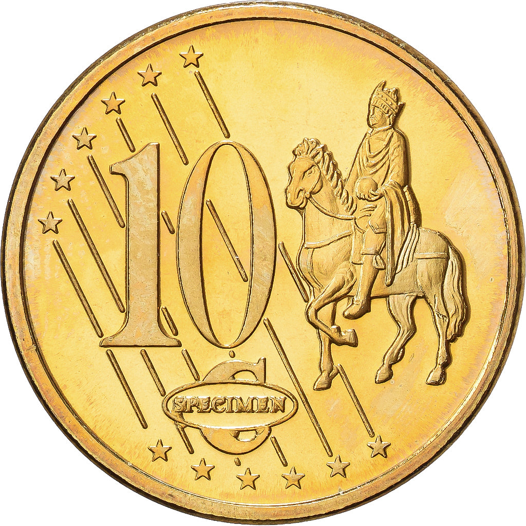 Denmark, Medal, 10 C, Essai-Trial, 2003, Copper-Nickel Gilt, MS(63)