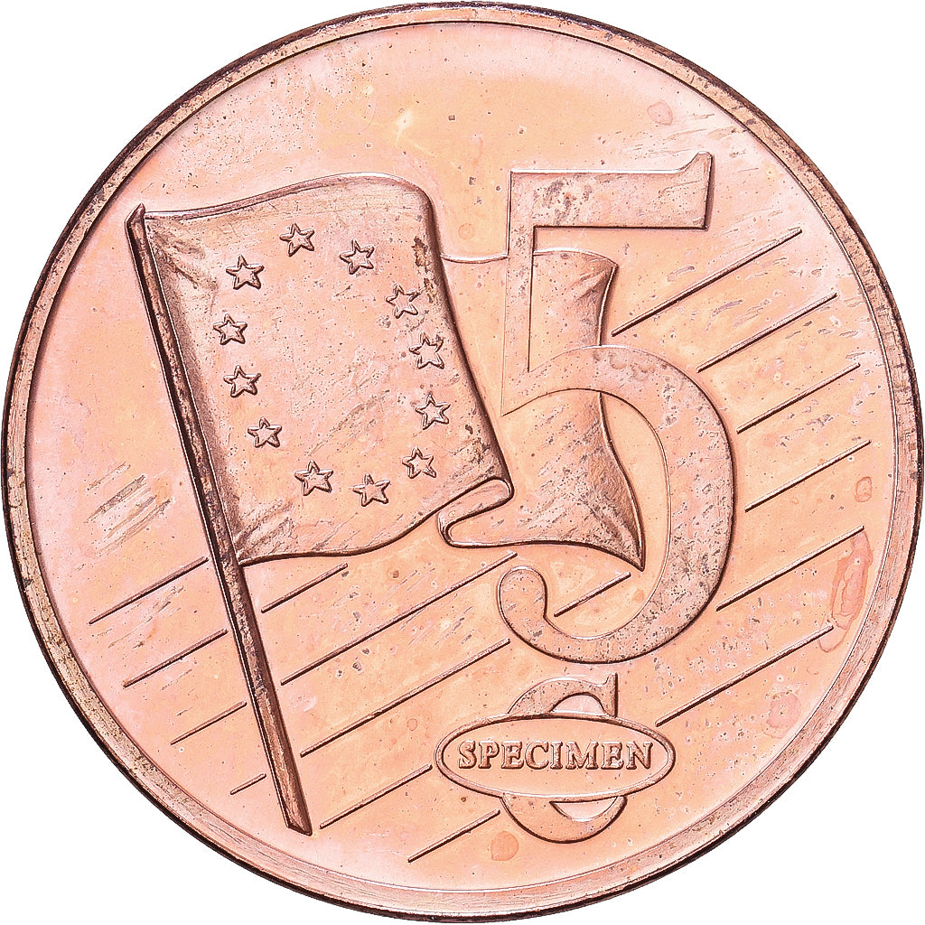 Dinamarca, medalha, 5 C, Essai-Trial, 2003, Cobre, MS(63)