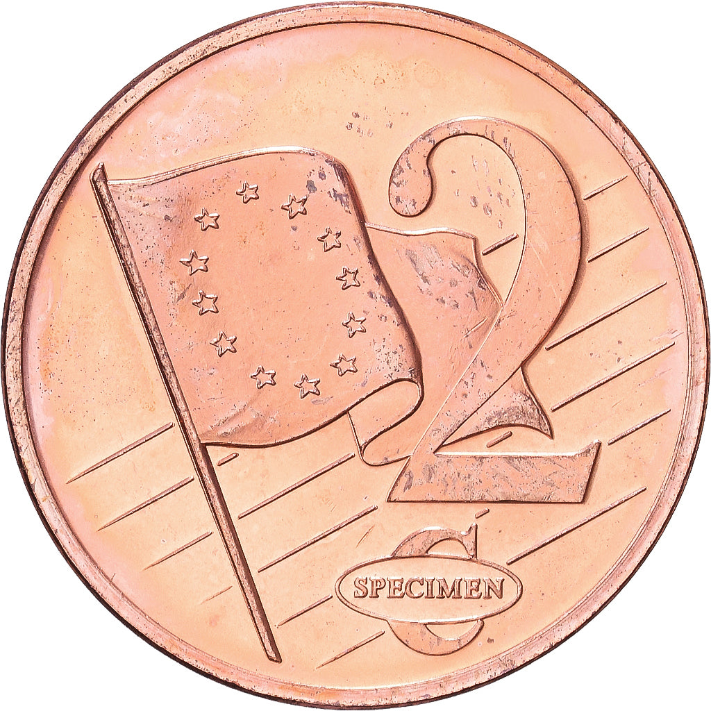 Danimarca, medaglia, 2 C, Essai Trial, 2003, Rame, SPL
