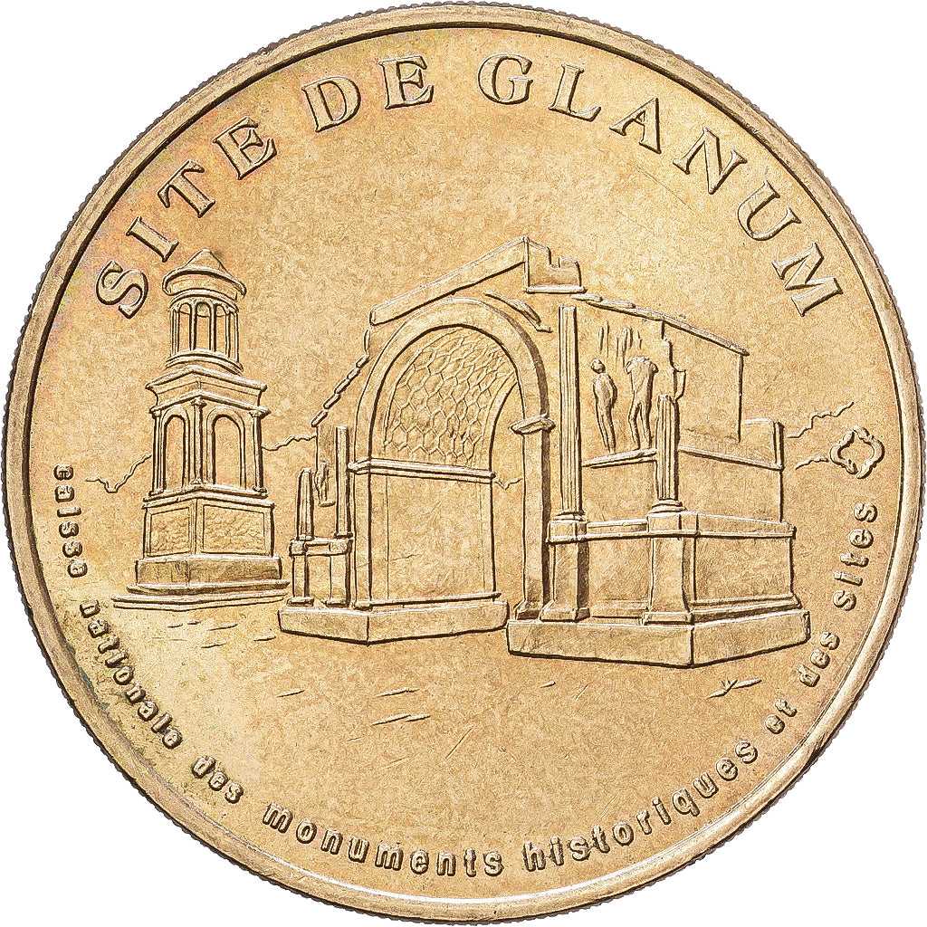 França, Token, Saint Remy- Glanum, 1999, Cuproníquel Alumínio, Monnaie de