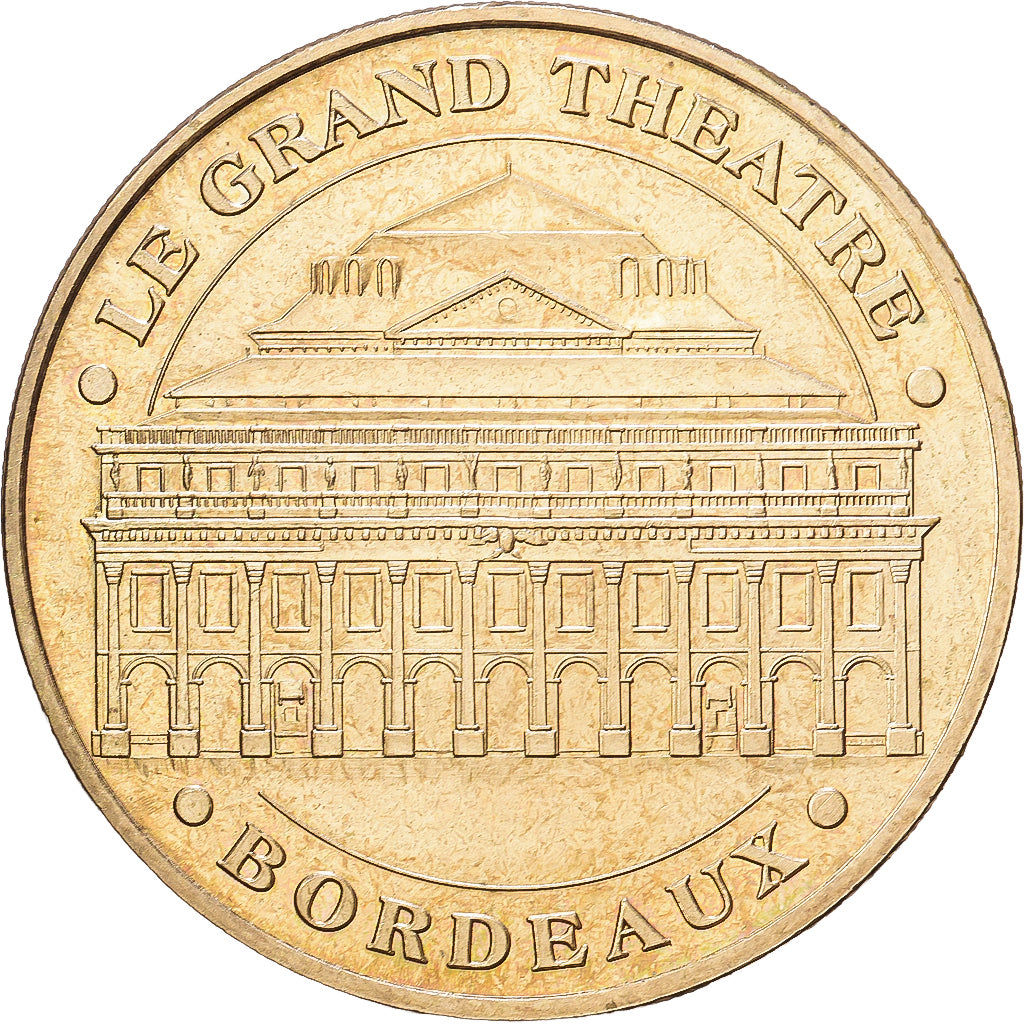 Frankreich, betaalpenning, Bordeaux - Le grand théâtre, 2007, Copper-nickel