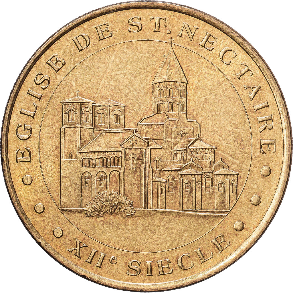 Frankreich, betaalpenning, Saint-Nectaire - l'église, 2002, Copper-nickel