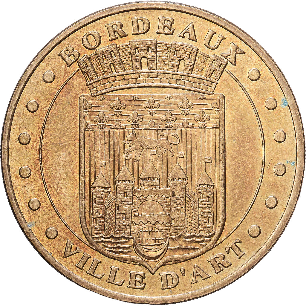 Francia, zeton, Bordeaux - Ville d'Art, 2003, Aluminio y cuproníquel, Monnaie