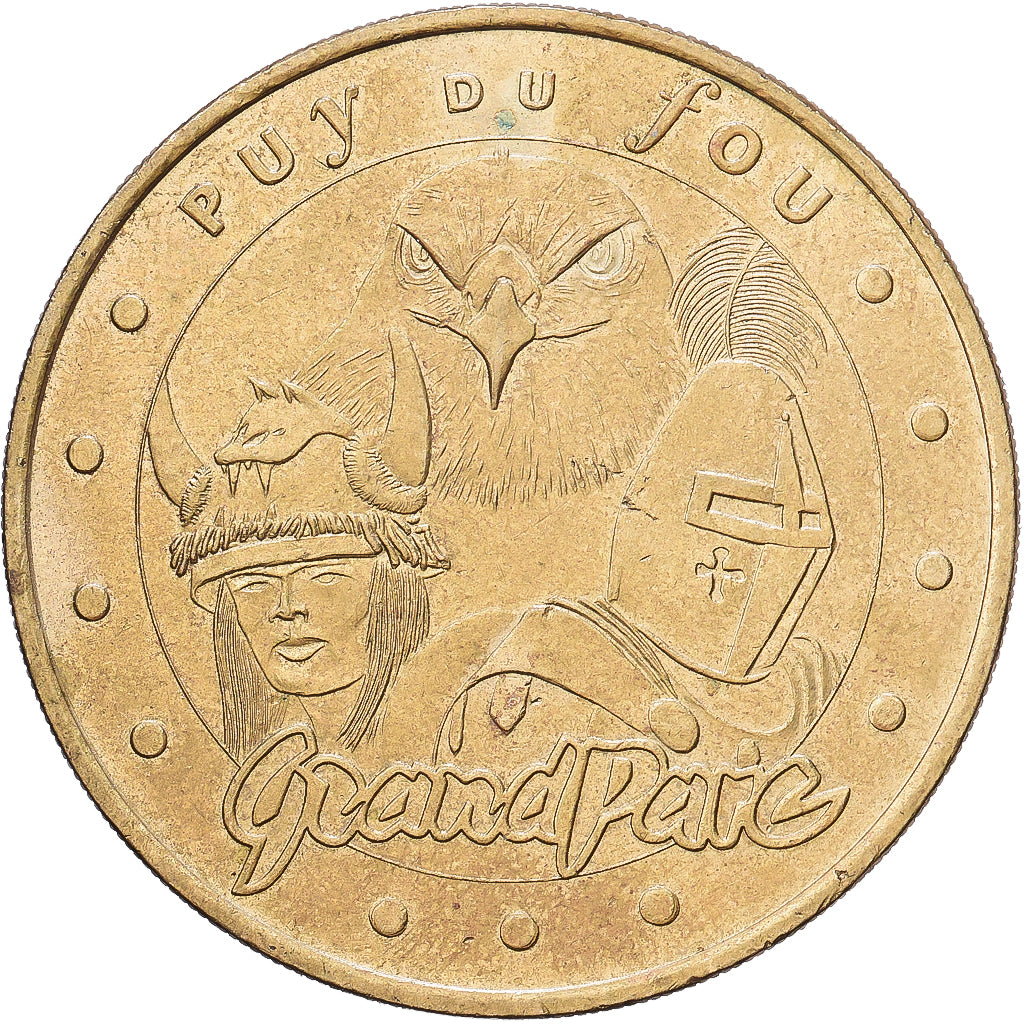 Francia, zeton, Les Epesses - Puy du Fou n° 1, 2000, Aluminio y cuproníquel