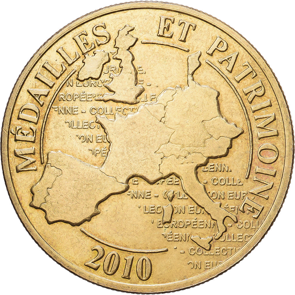 Frankrijk, Token, Rochefort - la frégate l'Hermione, 2010, Copper-nickel