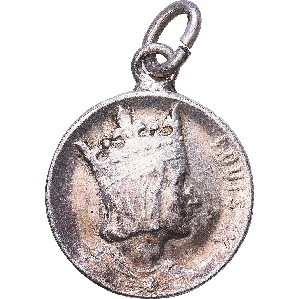 Frankrijk, Medaille, Louis IX, Louis XI, Silvered Metal, PR