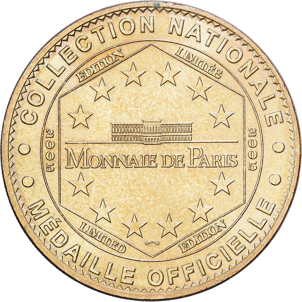 Frankreich, betaalpenning, Falaises d'Etretat, Normandie, 2005, Copper-nickel