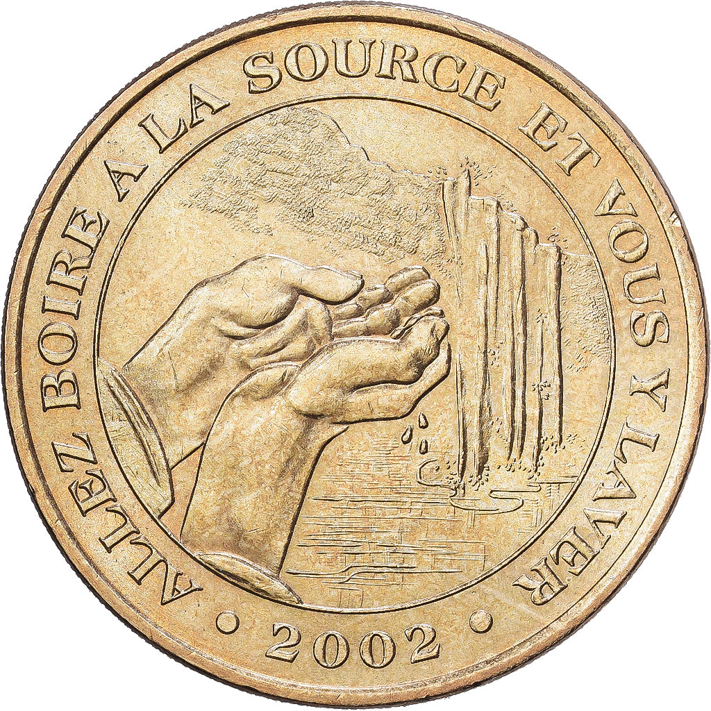 France, Jeton, Notre Dame de Lourdes, 2002, Cupro-nickel Aluminium, SUP, Monnaie