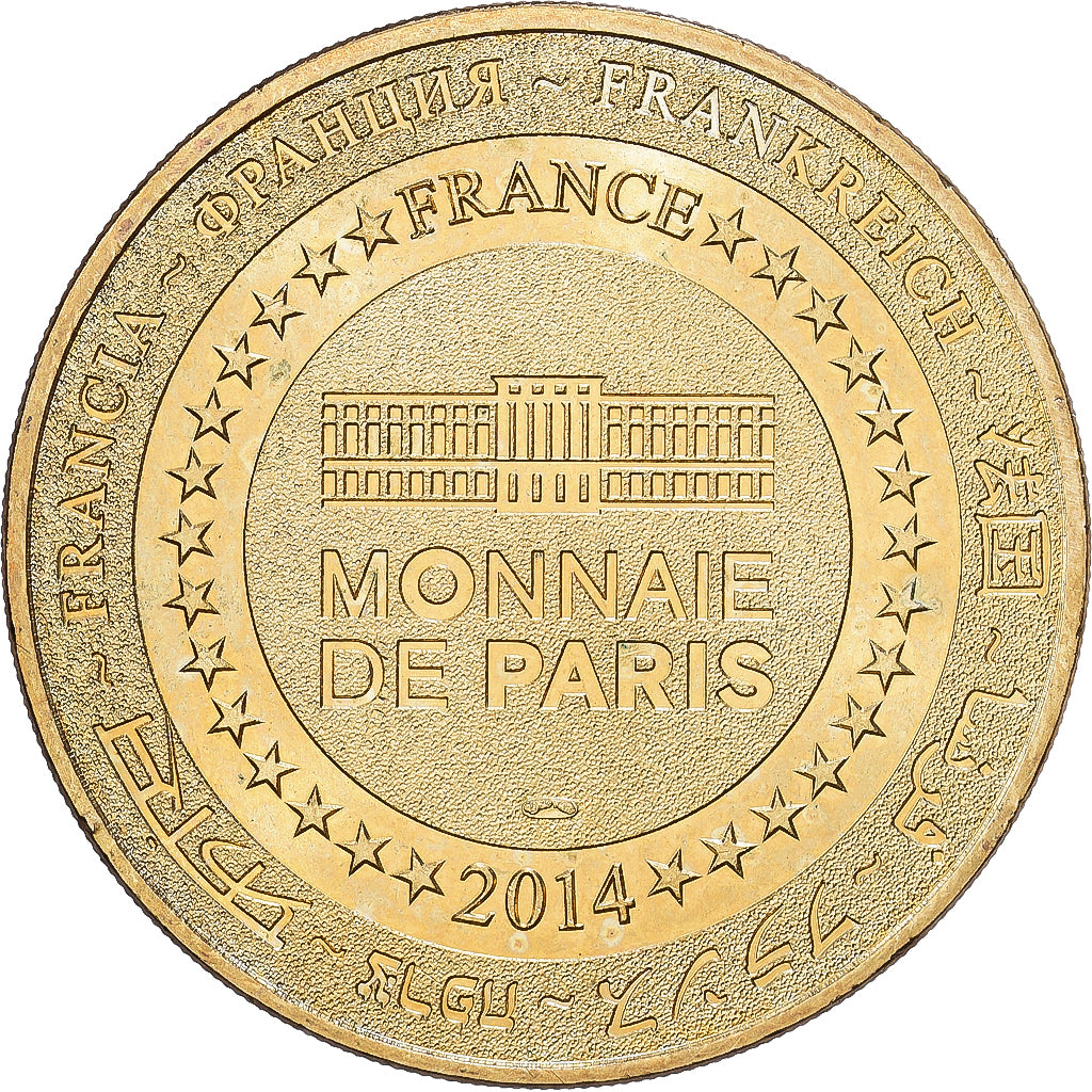 Frankreich, betaalpenning, 75/ Paris - Opéra Garnier, 2014, Copper-nickel