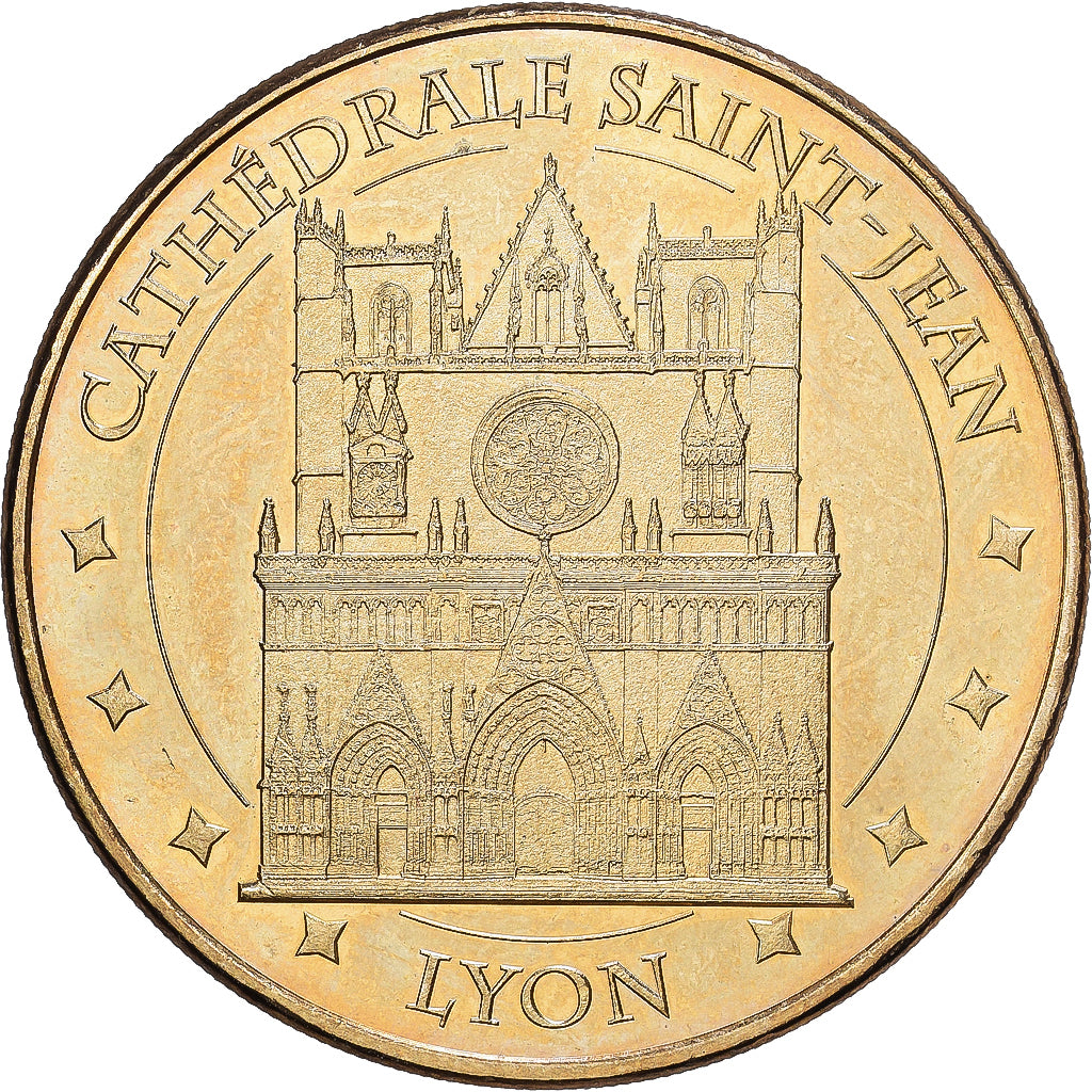 France, Token, 69/ Cathédrale Saint-Jean - Lyon, 2014, Copper-nickel Aluminium