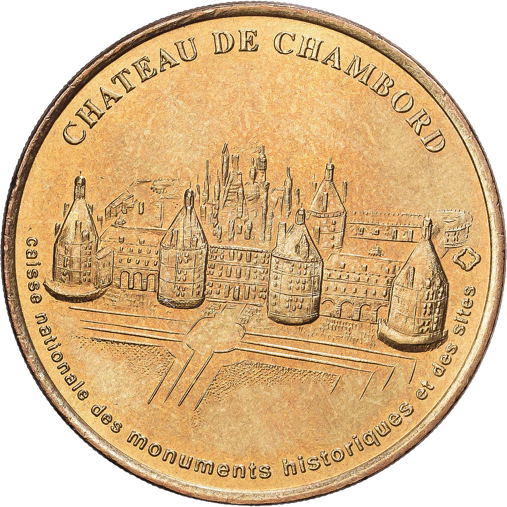 Francia, ficha, Chambord - Chateau, 2003, Rame-nichel-alluminio, MDP, SPL-