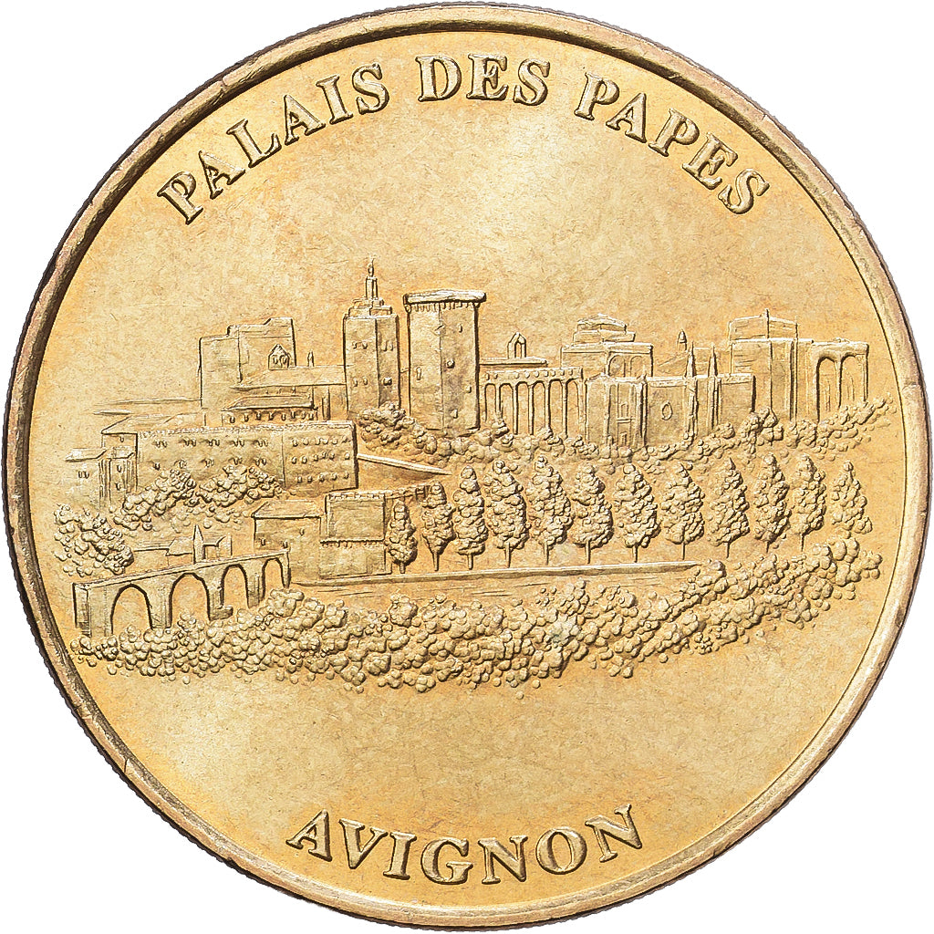 France, Token, Avignon - Palais des Papes n°2, 2001, Copper-nickel Aluminium