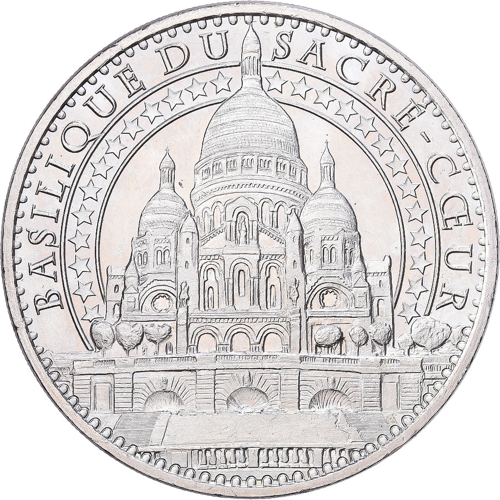 Francia, zeton, Paris - Basilique du Sacré-Coeur n°11, 2014, Cuproníquel
