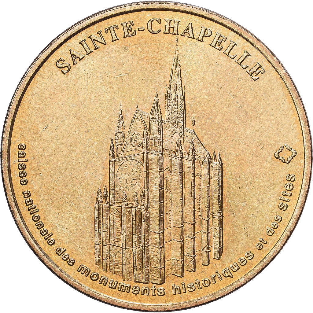 Francia, zeton, Paris - Sainte Chapelle, 2003, Aluminio y cuproníquel, MDP, EBC